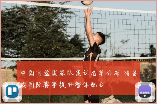 中国飞盘国家队集训名单公布 将备战国际赛事提升整体配合